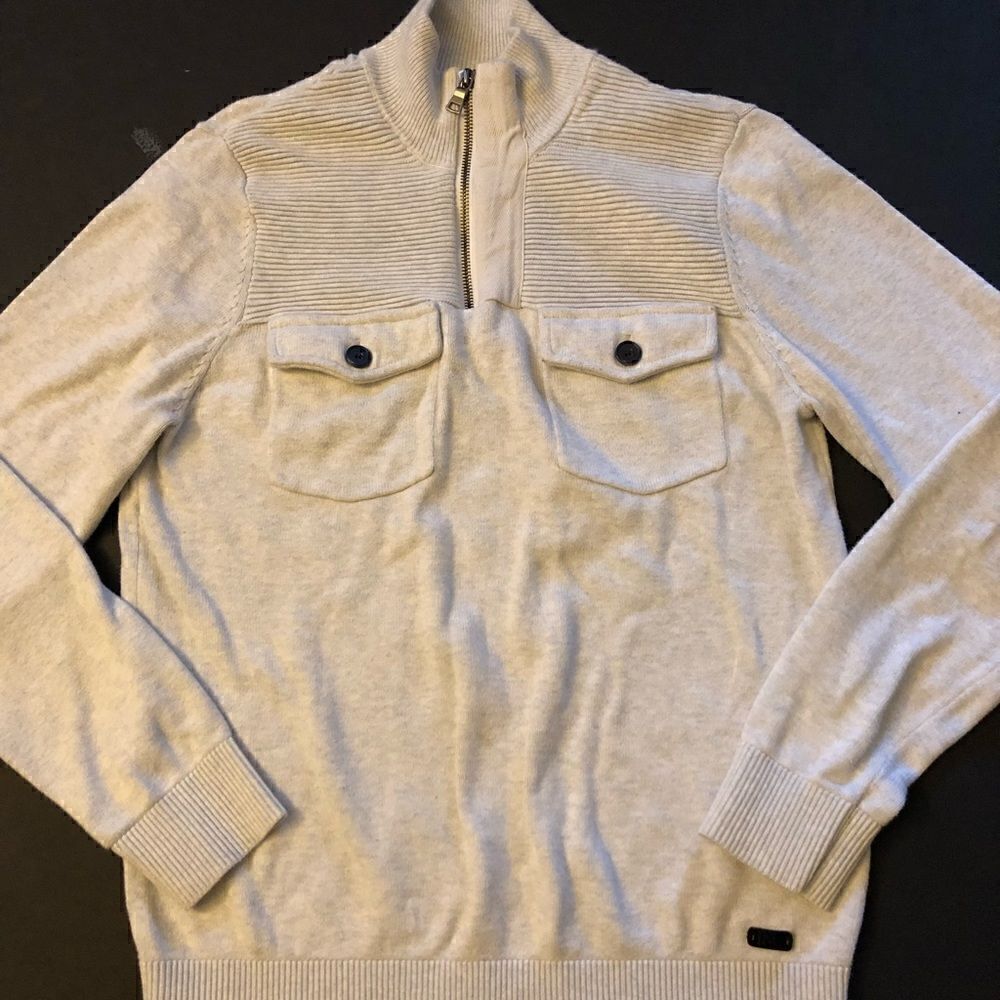 INC • International Concepts 1/2 Zip Sweater